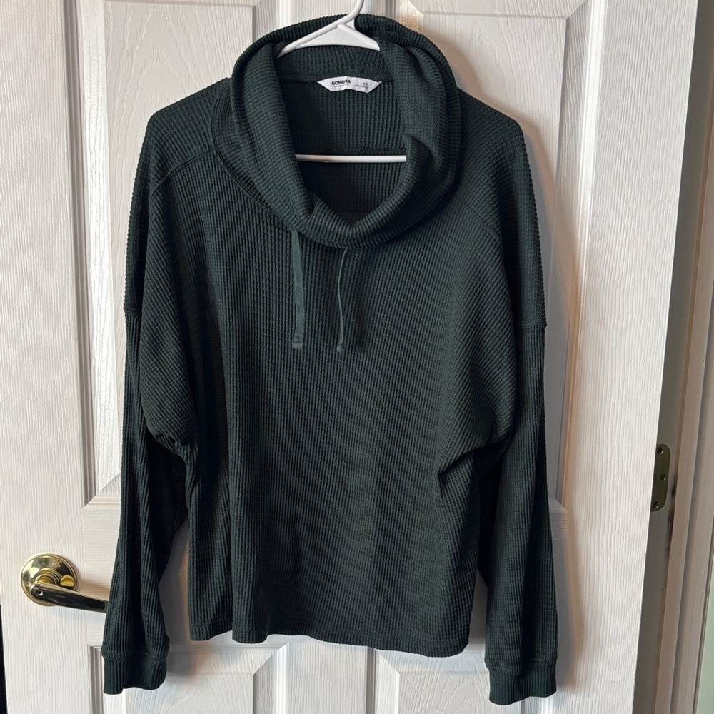 Cowl neck sweatshirt